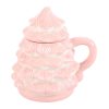 Pink Christmas Tree Shaped Mug - Image 4