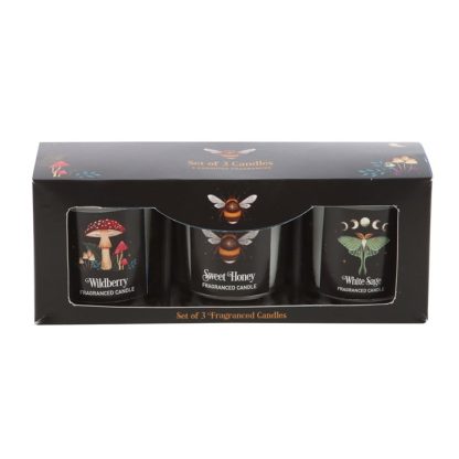 Dark Forest Votive Candle Trio - Image 2