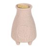Greige Ribbed Palo Santo Brick Burner