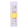 Set of 3 Purple Daisy Taper Candles - Image 3