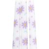 Set of 3 Purple Daisy Taper Candles - Image 5