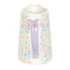 Ditsy Floral Print Ceramic Flower Jug with Butterfly - Image 4