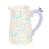 Ditsy Floral Print Ceramic Flower Jug with Butterfly - Image 5