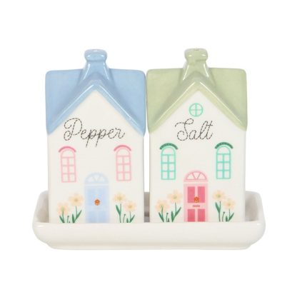 Pastel House Salt and Pepper Shakers - Image 2