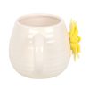 Hello Sunshine Rounded Mug with 3D Sunflower - Image 3