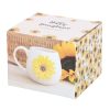 Hello Sunshine Rounded Mug with 3D Sunflower - Image 5