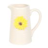 Hello Sunshine Ceramic Flower Jug with 3D Sunflower - Image 2