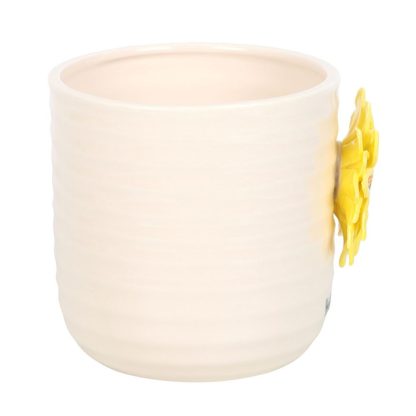 Hello Sunshine Plant Pot with 3D Sunflower - Image 3