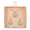 Sun Earring and Necklace Set - Image 3
