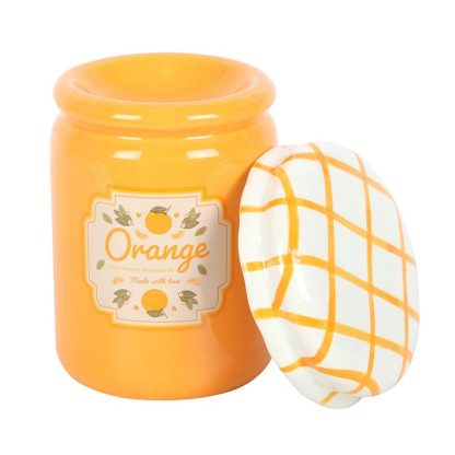 Orange Marmalade Jar Oil Burner and Wax Warmer - Image 3