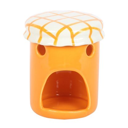 Orange Marmalade Jar Oil Burner and Wax Warmer - Image 4