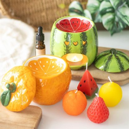 Set of 3 Lemon Shaped Candles - Image 4