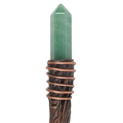 Thin Abundance Green Aventurine Crystal Wand - Image 3