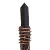 Thin Protection Black Obsidian Crystal Wand - Image 3