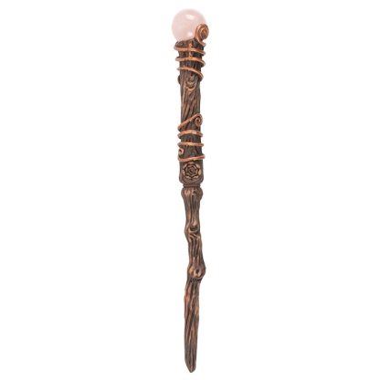 Romance Rose Quartz Crystal Wand with Pouch - Image 4