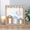 Ocean Air Salty Hair 3D Shell Beach Hut MDF Plaque