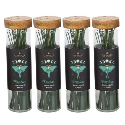 4 Packs of Dark Forest White Sage Incense Sticks - Image 2