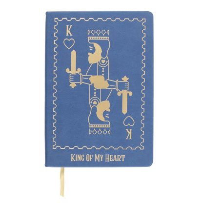 King of My Heart Playing Card A5 Notebook - Image 2