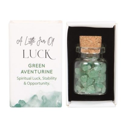 Jar of Luck Aventurine Crystal in a Matchbox - Image 2