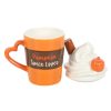 Pumpkin Spice Latte Shaped Lidded Mug - Image 3