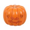 Hello Pumpkin Shaped Candle - Image 2