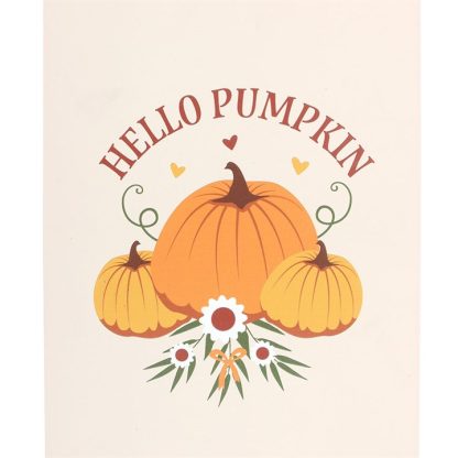 Autumn Days Hello Pumpkin Hanging Sign - Image 3