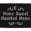 Black Home Sweet Haunted Home Doormat - Image 2
