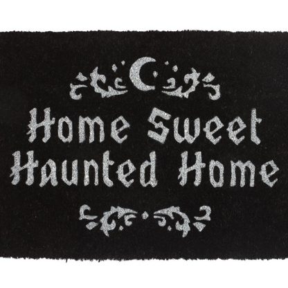 Black Home Sweet Haunted Home Doormat - Image 2