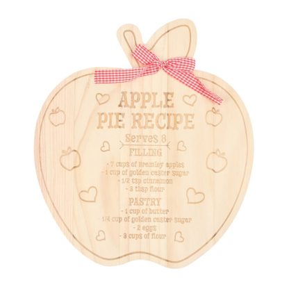 Apple Pie Recipe Serving Board - Image 2