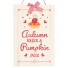 Autumn Skies & Pumpkin Pies Hanging Sign - Image 3