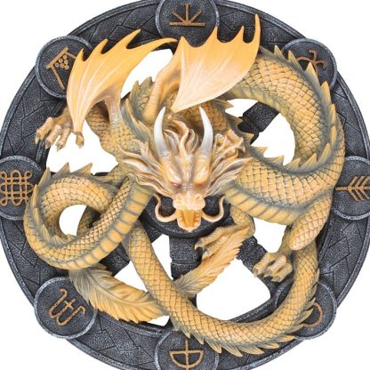 Imbolc Dragon Resin Wall Plaque by Anne Stokes - Image 2