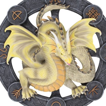 Mabon Dragon Resin Wall Plaque by Anne Stokes - Image 2