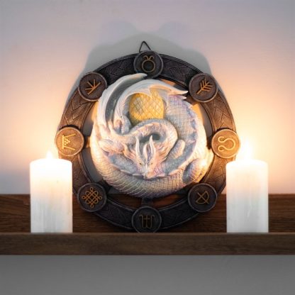 Ostara Dragon Resin Wall Plaque by Anne Stokes - Image 4