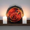 Beltane Dragon Resin Wall Plaque by Anne Stokes - Image 4