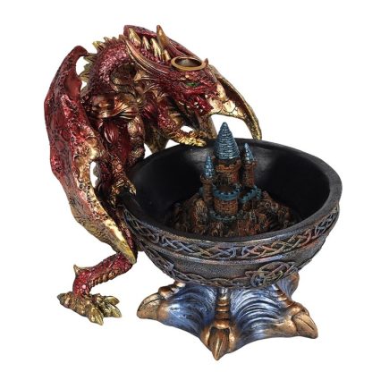 Large Dragon Bowl Backflow Incense Burner - Image 2