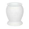 White Ceramic Buddha Electric Oil Burner and Wax Warmer - Image 2