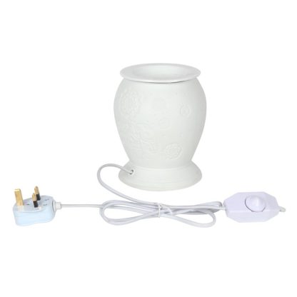 Elephant White Ceramic Electric Oil Burner and Wax Warmer - Image 3