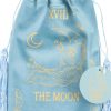 The Moon Vintage Tarot Velvet Drawstring Bag - Image 3