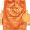 The Wheel of Fortune Vintage Tarot Velvet Drawstring Bag - Image 3