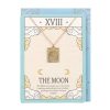 The Moon Vintage Tarot Necklace on Greeting Card - Image 2