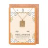 The Wheel of Fortune Vintage Tarot Necklace on Greeting Card - Image 2