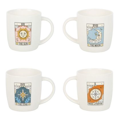 Set of 4 Vintage Tarot Mugs - Image 3