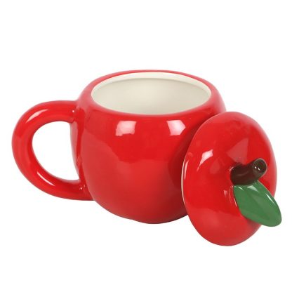 Apple Shaped Lidded Mug - Image 3