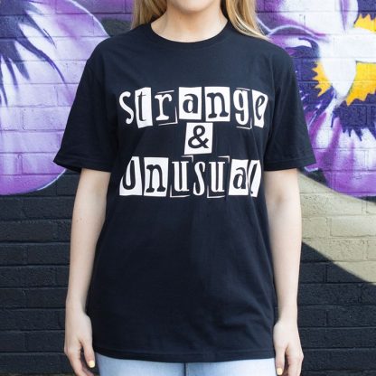 Strange & Unusual Unisex T-shirt Size M - Image 3