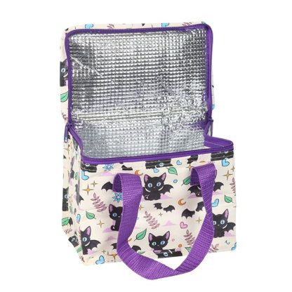 Cute and Creepy Cat Print Lunch Bag - Image 4