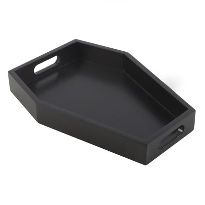 Plain Black Coffin Trinket Tray - Image 2