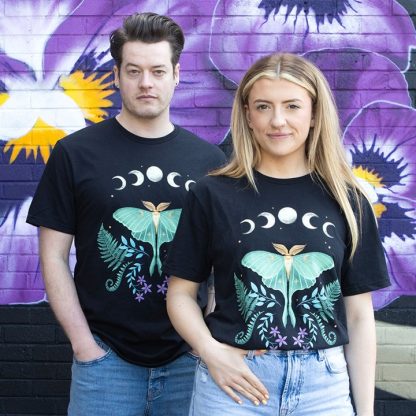 Luna Moth Unisex T-shirt Size XXL - Image 2