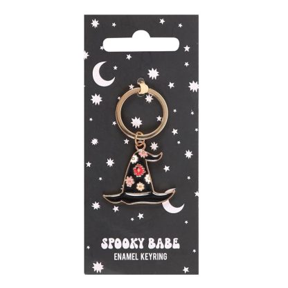 Spooky Babe Witch Hat Keyring - Image 2