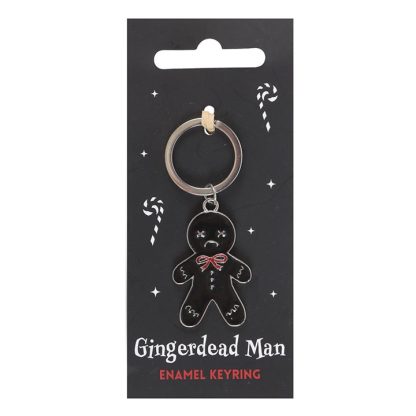 Black Gingerdead Man Keyring - Image 2