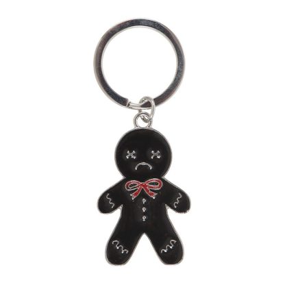Black Gingerdead Man Keyring - Image 3
